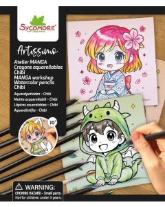 Sycomore Manga-S-Рисувам Манга-Chibi-с водни моливи