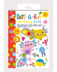 Haku Yoka Dots4Fun Книжка Оцветяване-Аксолотъл HY253222