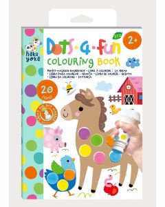 Haku Yoka Dots4Fun Книжка Оцветяване-Ферма HY253224