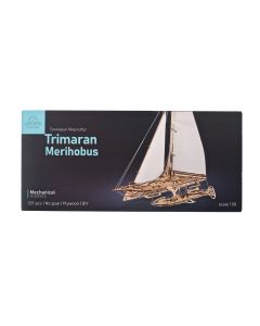 UGears Тримаран Мерихобус-3Д модел-Дърво