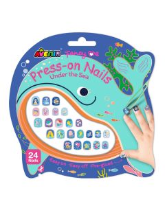 [НОВО] Avenir Fancy Me Детски Нокти за залепяне-МОРЕ 