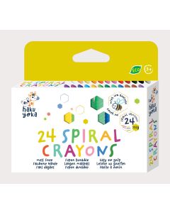 Haku Yoka Мини Пастели-24 цвята-еко пчелен восък