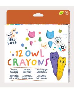 Haku Yoka Пастели-Бухал-12 цвята-Еко-восък