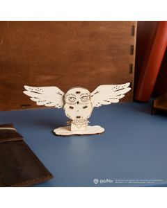 Ugears Хари Потър Совата Hedwig - 3D дървен модел за оцветяване
