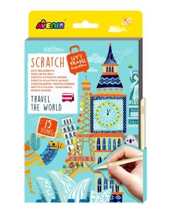 [НОВО] Avenir Let`s Travel Together Скреч Рисунки, формат А5 