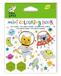 Haku Yoka Мини Книжка за Оцветяване-Космос HY253178
