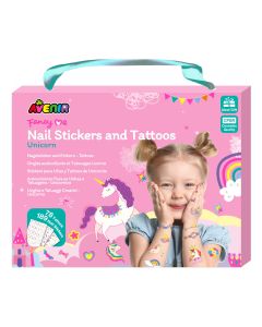Avenir Нокти татуировки стикери-Еднорози