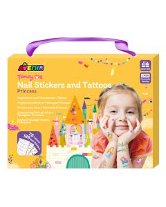 Avenir Нокти татуировки стикери-Принцеси