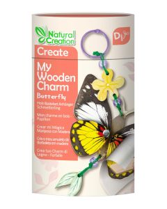 Avenir Natural Creation Направи Дървена висулка ПЕПЕРУДА с Магически трансфери