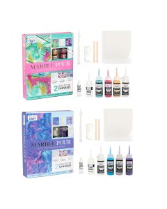 Really Magical Изкуство с текстурирани мраморни бои върху канвас