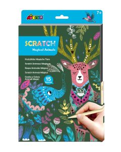 Avenir Скреч Книжка ПРИКАЗНИ ЖИВОТНИ, формат А4,15 стр. 