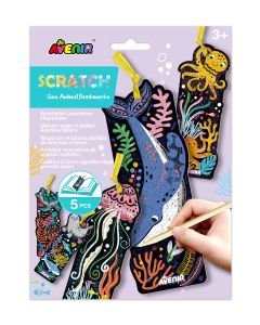 Avenir Скреч-Книгоразделител-МОРСКИ ЖИВОТНИ-5бр.