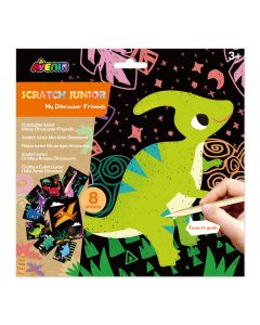 Avenir Скреч Рисунки-ДИНОЗАВРИ, 8 рисунки